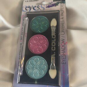 LA Colors Makeup Eyeshadow 3 Colors in Package Water Lily